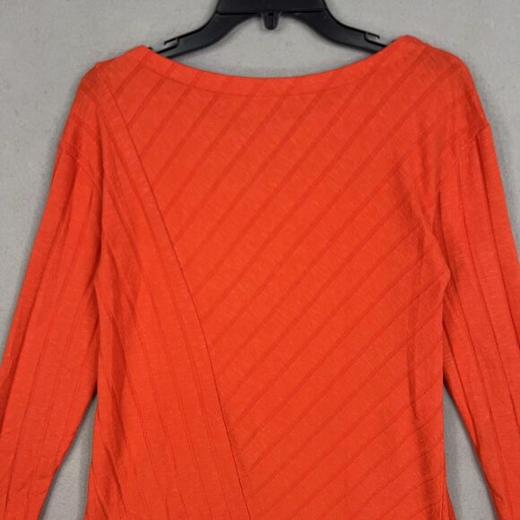 Maeve Anthropologie Sweater Womens Medium Orange Devine Tunic Top Minimal Cozy - Picture 8 of 14